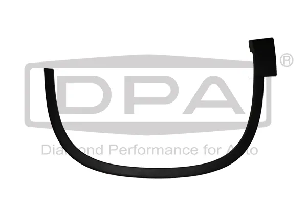 Expansor (placa sobreposta) de arco do pára-lama dianteiro direito 88540685602 Diamond/DPA