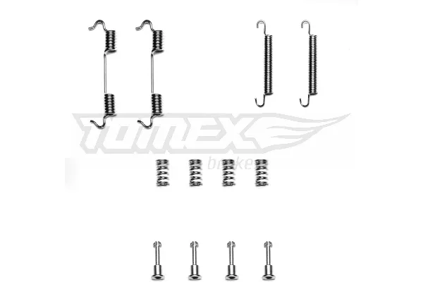 Kit de montagem das sapatas traseiras de tambor BMW X1 E84