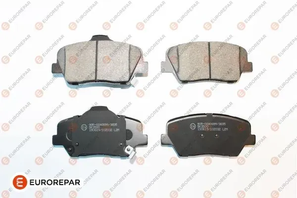 Sapatas do freio dianteiras de disco 1675993980 Eurorepar