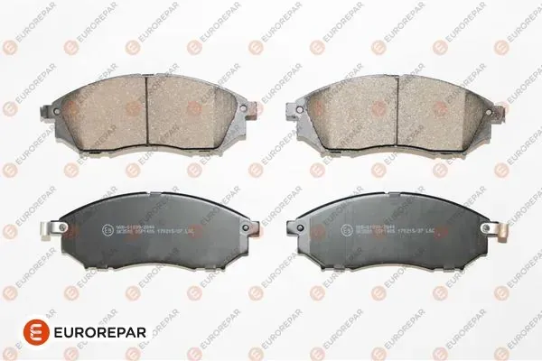 Sapatas do freio dianteiras de disco 1623055380 Eurorepar