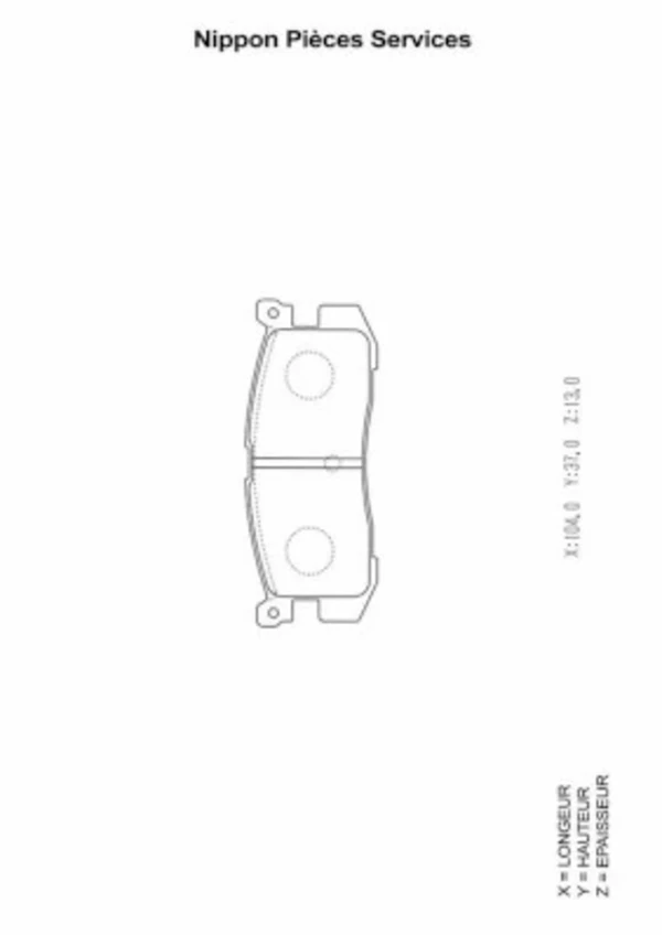 Sapatas do freio traseiras de disco para Mazda 626 (GV)