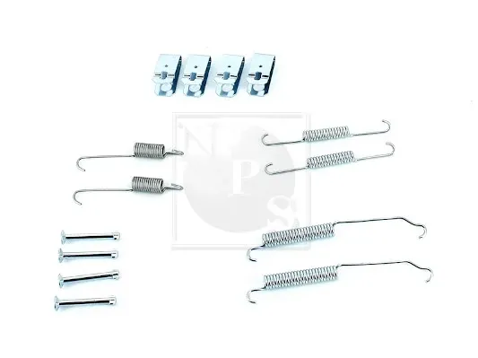 Kit de montagem das sapatas traseiras de tambor Mazda 2 II