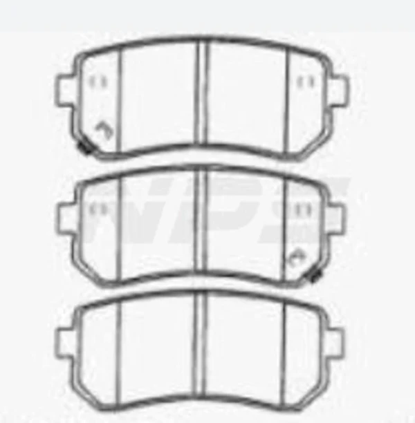 Sapatas do freio traseiras de disco para Hyundai Tucson (NX4E)