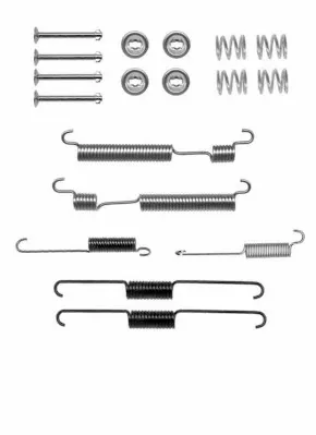 Kit de montagem das sapatas traseiras de tambor Hyundai Atos MX