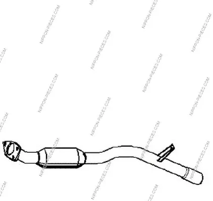 Silenciador, parte traseira Mitsubishi Pajero SPORT I