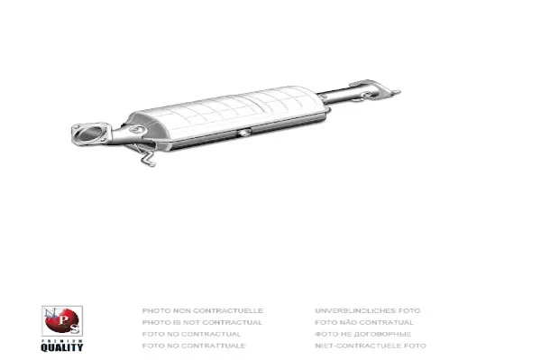 18307806011 BMW filtro de partículas do sistema dos gases de escape