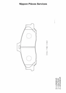Sapatas do freio dianteiras de disco Ford Ranger EQ