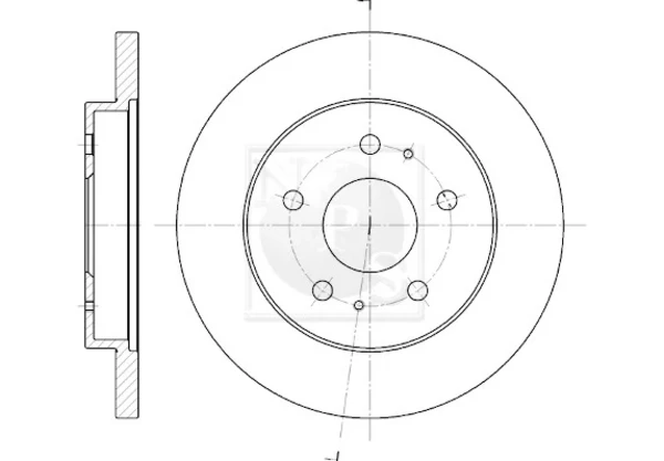 Disco do freio dianteiro para Daihatsu Terios (J100, J102, J122)