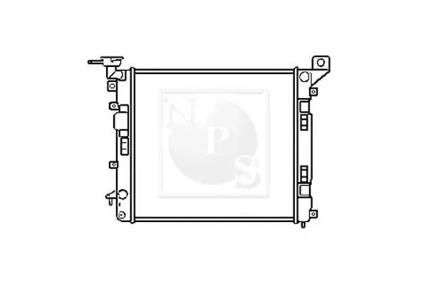 Radiador de esfriamento de motor Nissan Micra K10