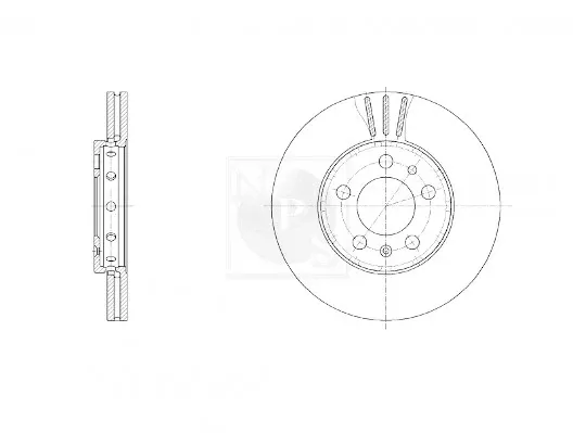 Disco do freio dianteiro Volkswagen Polo III hatchback (6N2) (1999 - 2001) preço, a partir de