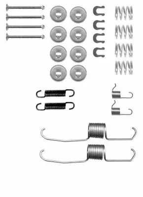 Kit de montagem das sapatas traseiras de tambor Toyota Celica T16