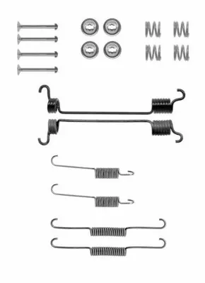 Kit de montagem das sapatas traseiras de tambor Nissan Micra K11