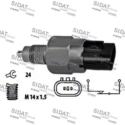 Sensor de ativação das luzes de marcha à ré KIA Rio III