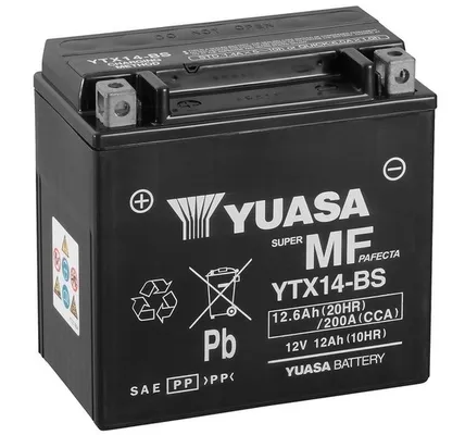 Bateria recarregável (PILHA) YTX14BS Yuasa