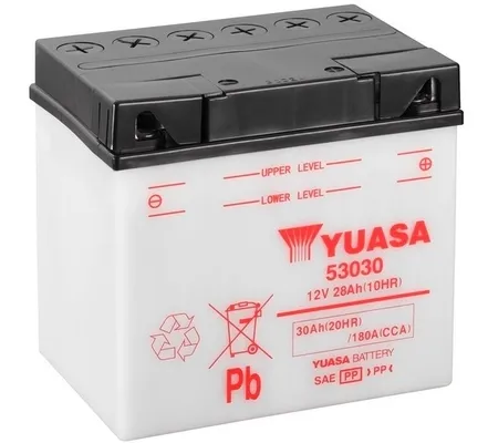 Bateria recarregável (PILHA) 53030 Yuasa