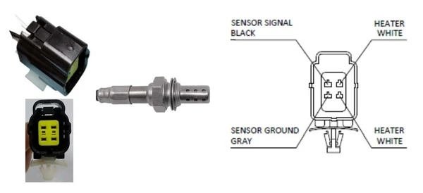 Sonda lambda, sensor de oxigênio até o catalisador LEB796 Lucas