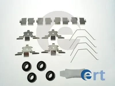 Chapa anti-ruído de fixação do freio de sapata dianteira 420196 ERT