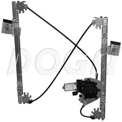 Mecanismo de acionamento de vidro da porta dianteira direita 101530 Doga