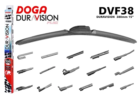 Limpa-pára-brisas de vidro traseiro DVF38 Doga