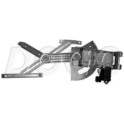 Mecanismo de acionamento de vidro da porta dianteira direita Opel Corsa F08