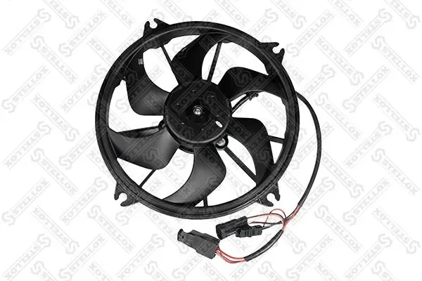Ventilador elétrico de esfriamento montado (motor + roda de aletas) para Citroen C5 (RC)