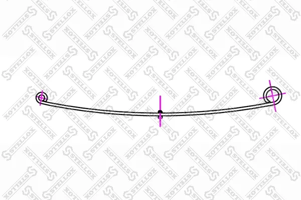 Suspensão de lâminas dianteira Ford Transit IV