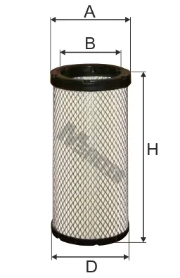 Filtro de ar 6I2502 Caterpillar