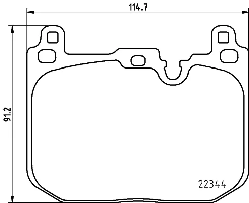 Sapatas do freio dianteiras de disco MINI COUNTRYMAN carrinha (F60) (2016 - 2025) preço, a partir de