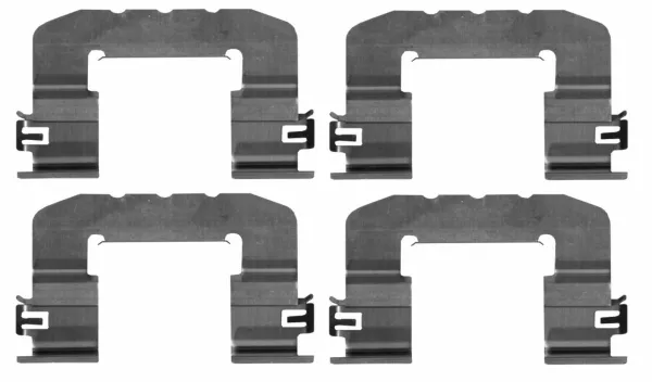 Kit de molas de fixação de sapatas de disco dianteiras KIA Cerato III
