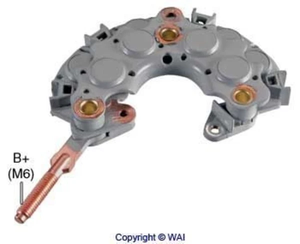 Eixo de diodos do gerador para Toyota Starlet (P7)