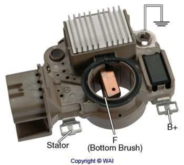Relê-regulador do gerador (relê de carregamento) para Mitsubishi Pajero 
