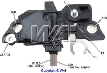 Relê-regulador do gerador (relê de carregamento) Fiat 500 312