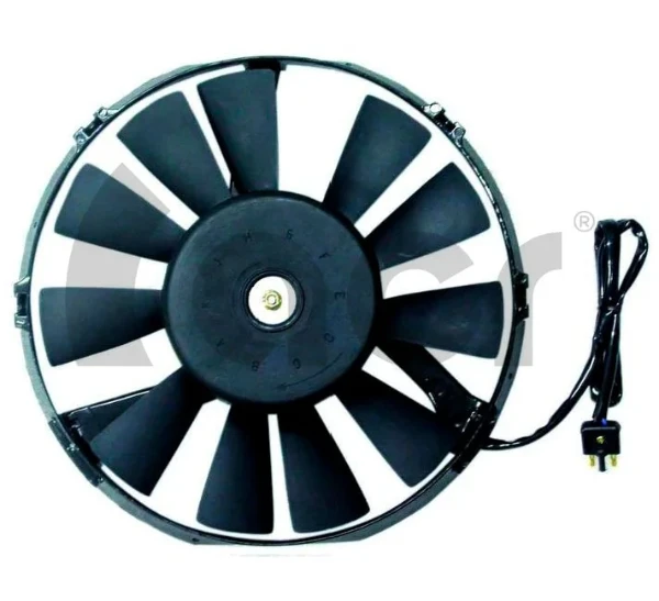 Ventilador elétrico de esfriamento montado (motor + roda de aletas) на Mercedes E (W123)