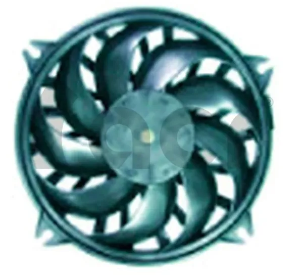 Ventilador elétrico de esfriamento montado (motor + roda de aletas) esquerdo Citroen C8 EA, EB