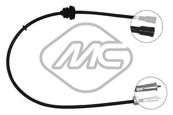 Cabo de acionamento de velocímetro para Opel Astra (55)