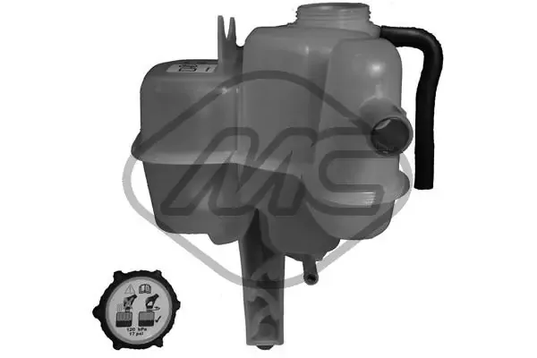 Tanque de expansão do sistema de esfriamento 03944 Metalcaucho