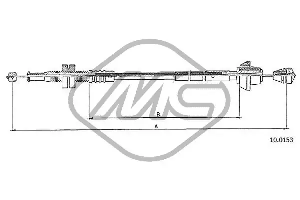 6203741 Ford cabo/pedal de gás (de acelerador)