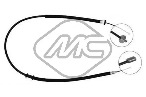Cabo/pedal de gás (de acelerador) para Citroen C1 (PM, PN)