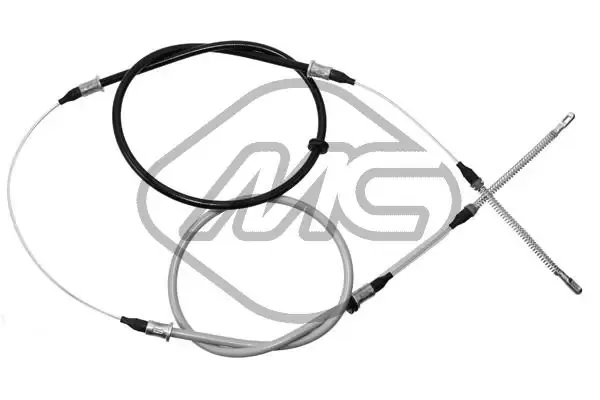 Cabo traseiro direito/esquerdo do freio de estacionamento Opel Kadett D
