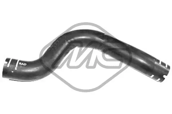 Mangueira (cano derivado) do radiador de esfriamento superior 09348 Metalcaucho