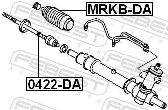 Bota de proteção do mecanismo de direção (de cremalheira) Volvo V40 carrinha (VW) (1995 - 2004) preço, a partir de