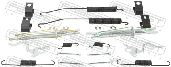 Kit de reparação dos freios traseiros 0204D40MRKIT Febest