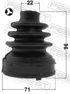 Bota de proteção interna de junta homocinética do semieixo dianteiro 0215F15T Febest