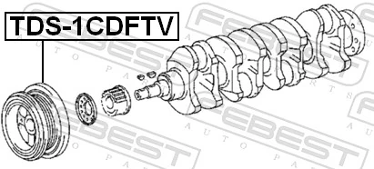 Polia de cambota para Toyota Avensis (LCM)