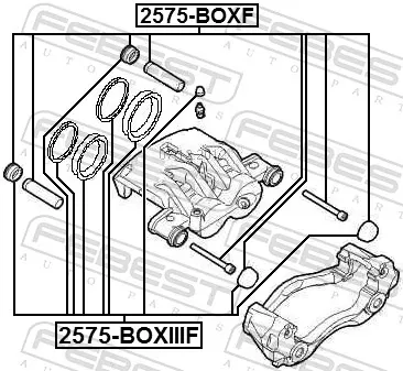 Compre Kit de reparação de suporte do freio dianteiro Peugeot Boxer  230L