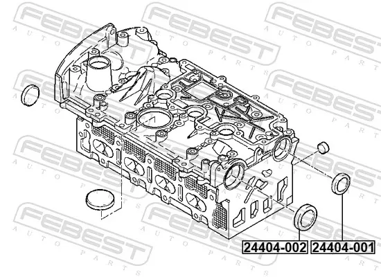 Tampão CBC/do bloco de cilindros para Renault Megane III KZ0, KZ1