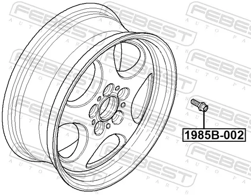 Parafuso de roda para BMW 2 Gran Tourer F46