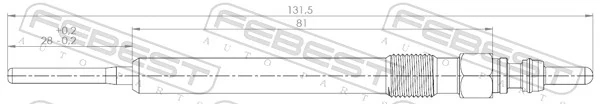 Vela de incandescência para Porsche Cayenne (92A)