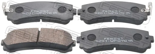 Sapatas do freio dianteiras de disco 0201WFGY61R Febest