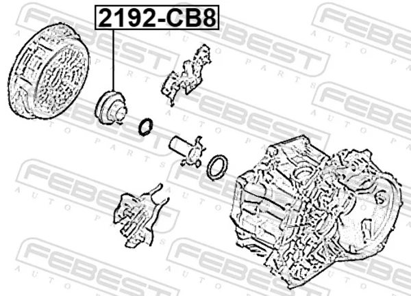 Rolamento de liberação de embraiagem para Ford Fiesta (CB1)